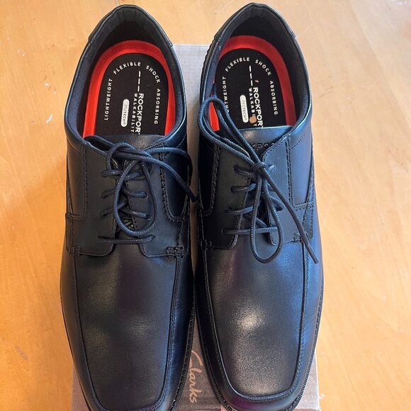 RockPort Walkability Trutech Men’s Shoes Black Tie Up Size 13W Brand New